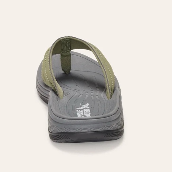 Mens Break Point 2 Flip Flops Green Sandals Comfortable Walking Summer 11 NWT - Picture 4 of 10